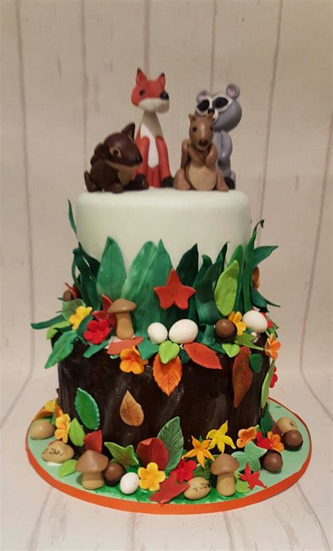 Woodlands Theme Woodland Theme Cake Theme