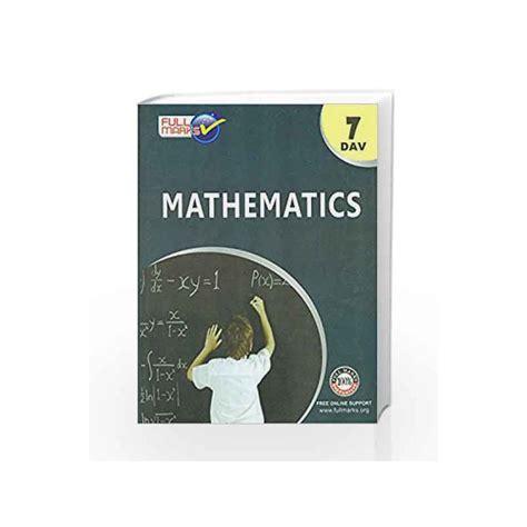 Dav Mathematics Class 7 By Full Marks Buy Online Dav Mathematics Class 7 Book At Best Price