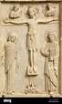 Crucifixión bizantina del Evangeliario de Felicia de Roucy Stock Photo ...