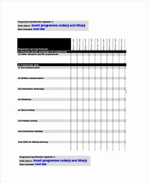 Responsibility Assignment Matrix Excel Template Doctemplates