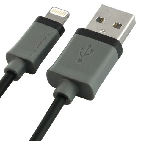 Shop New Apple Mfi Certified Lightning To Usb Cable Black 6 Feet