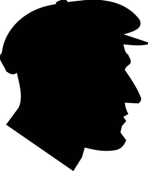 Clipart Silhouette 1930s Guy Clipart Best Clipart Best