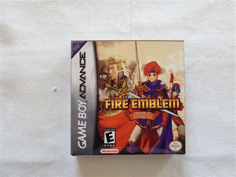Fire Emblem Sword Of Seals Gameboy Advance Gba Box With Etsy