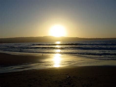 Sunset On The Beach Monterey Ca Sunset Monterey Ca Monterey