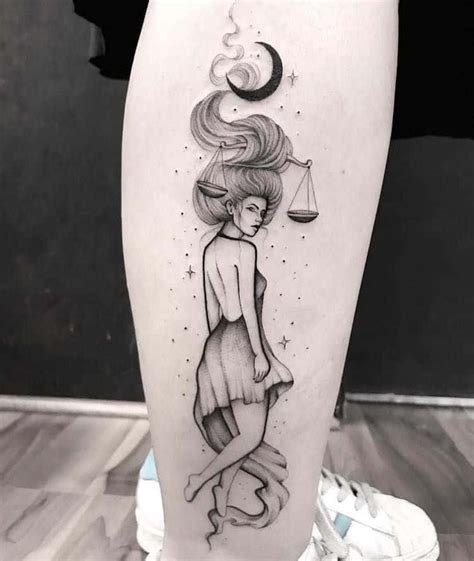 37 gorgeously libra tattoo ideas that will make other signs jealous foot tattoos pattern