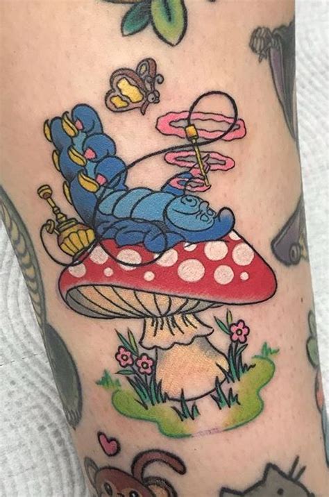 Something that i love about these tattoos are the colors, since normally although darker colors tend to stand out due to the history. Alice in Wonderland Tattoo | Wonderland tattoo, Disney sleeve tattoos, Alice and wonderland tattoos