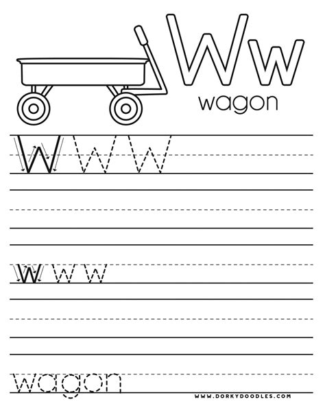 Letter W Printables Printable Word Searches