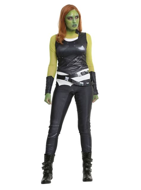 Marvel Guardians Of The Galaxy Vol 2 Gamora Costume Hot Topic Gamora Costume Disney Dress