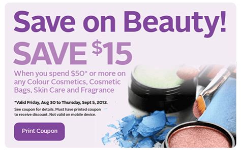 Rexall Save 15 When You Spend 50 On Beauty Canadian Freebies