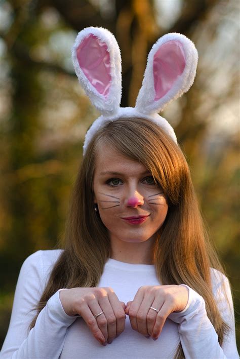 cute sexy bunny rabbit outfit ears raindrops of sapphire