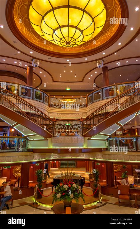The Interior Ms Queen Victoria Is A Vista Class Cruise Ship Operated By