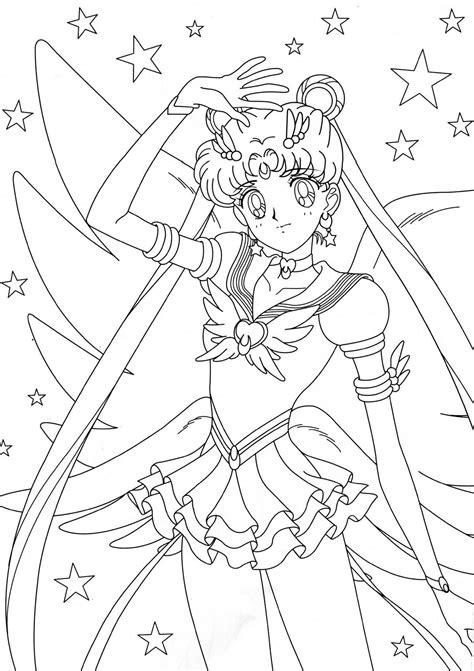 Pin En Sailor Moon Coloring Pages