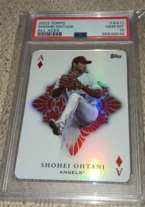 PSA 10 2023 SHOHEI OHTANI TOPPS ALL ACES INSERT AA11 GEM MINT