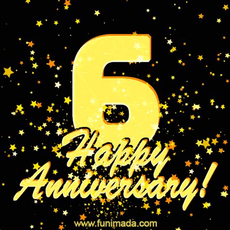 Happy Anniversary 6th Anniversary  Image — Download On