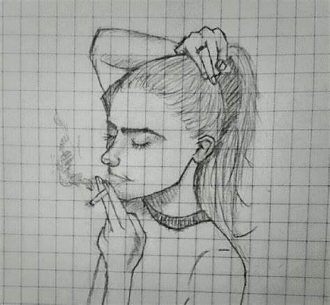 Smoking Girl Nozomi Illustrations Art Street