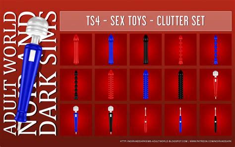 Ts4 Sex Toy Clutter Set By Noir From Patreon Kemono