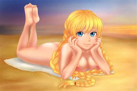 rule 34 1girls ass bikini blonde female blonde hair blue eyes breasts everlasting summer feet