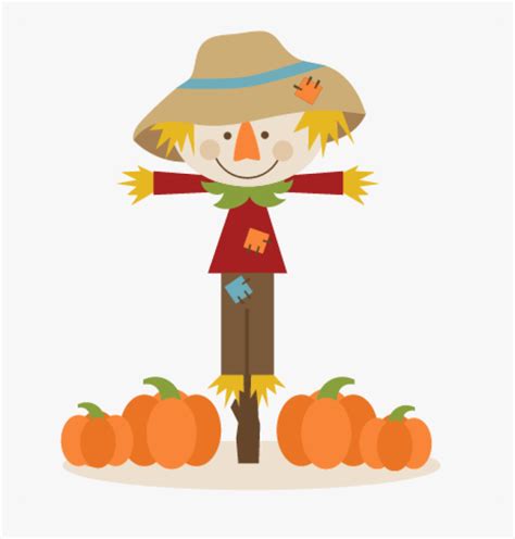 Scarecrow Vector Animated Cute Scarecrow Clipart Hd Png Download