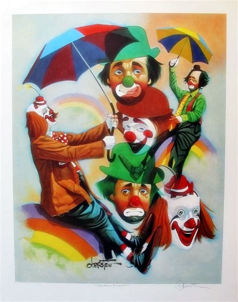 Sold Price Chuck Oberstein Rainbow Riders Clowns December 1 0117 7