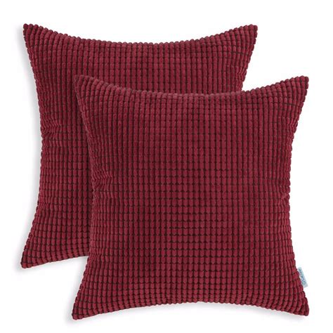 2pcs Calitime Super Soft Comfortable Cushion Cover Pillows Shell