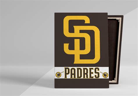 San Diego Padres Canvas San Diego Padres Poster Canvas Wall Etsy