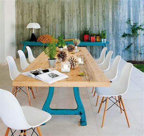 Buy white dining room furniture sets online at furniture.com. Combining Country Dining Tables with Modern Chairs is Trendy