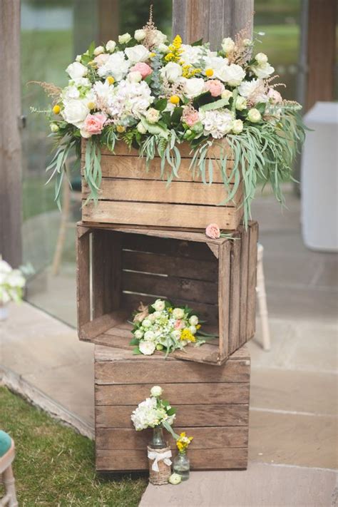 45 Rustic Wooden Crates Wedding Ideas ⋆ Brasslook