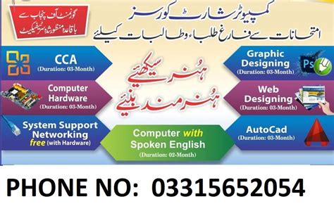 Online Computer Academy In Islamabad Punjab Pakistan Online