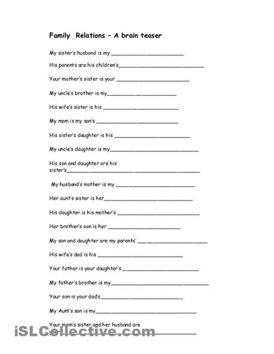 17 Adult Brain Teasers Worksheet