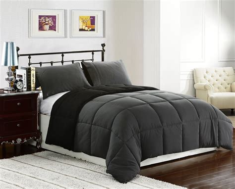See more ideas about comforter sets, grey comforter sets, grey comforter. KING Size Bed 3pc Reversible Down Alternative Comforter ...