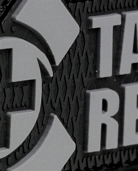 Tactical Responder Tr Logo Patch Schwarz Tr Logo Black Tacwrk