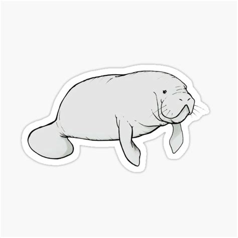 Manatee Mania Sticker For Sale By Thepreppypagans Redbubble