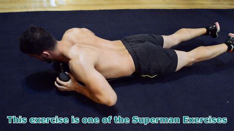 Superman Exercise With Muscles Engaged Explained Youtube