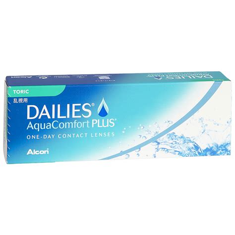 Dailies Aquacomfort Plus Toric Affordable Daily Monthly Contact Lenses