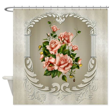 Victorian Roses Shower Curtain By Showercurtainshop