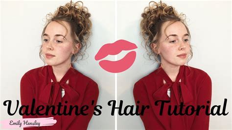 Valentines Day Inspired Hair Tutorial 2019 Youtube