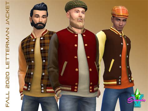 Simmiev Fall 2020 Letterman Jacket The Sims 4 Catalog