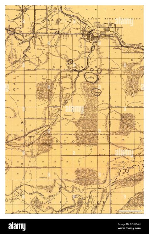 Baudette Minnesota Karte 1921 162500 Vereinigte Staaten Von Amerika Von Timeless Maps Daten Us Geological Survey 2ehk06n 