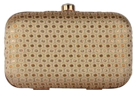 Buy Rezzy Party Casual Gold Clutch Mini Online At Best Prices In