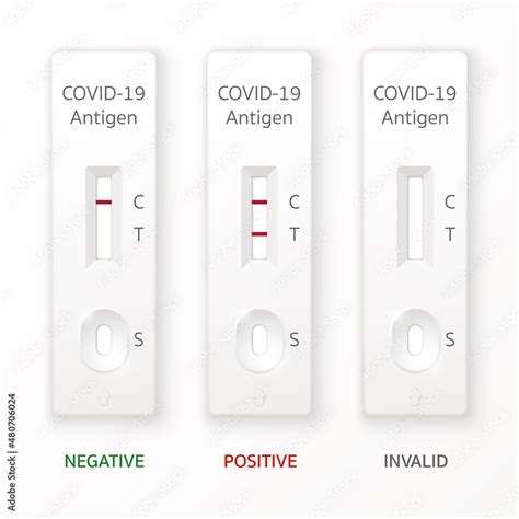 Antigen Detection Kits Atk Or Rapid Test With Different Positive