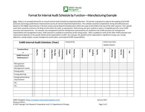 Free 11 Audit Schedule Samples And Templates In Pdf Ms Word Excel