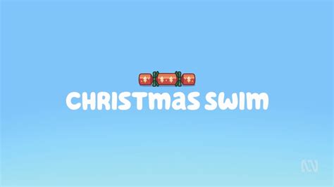 christmas swim bluey wiki fandom