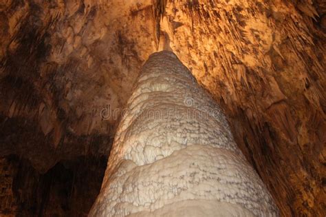 Stalagmite In Carlsbad Caverns Stock Photo Image Of National