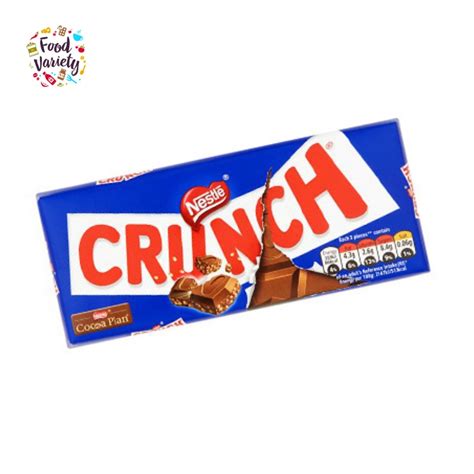 Nestle Crunch Chocolate Bar 100g 100g Shopee Philippines