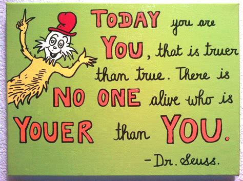 12x16 Dr Seuss Quote Paintings Acrylic On A 12x16 Canvas