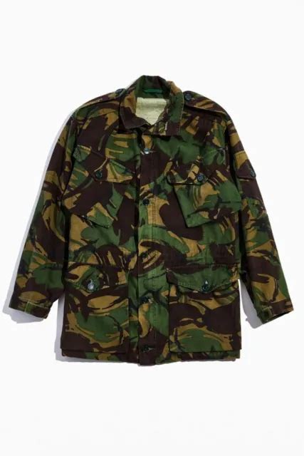 Vintage British Army 84 Pattern Camo Jacket Combat Smock Dpm Camouflage