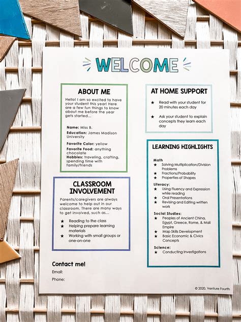 Editable Welcome Letter To Parents Letter To Parents Student Welcome