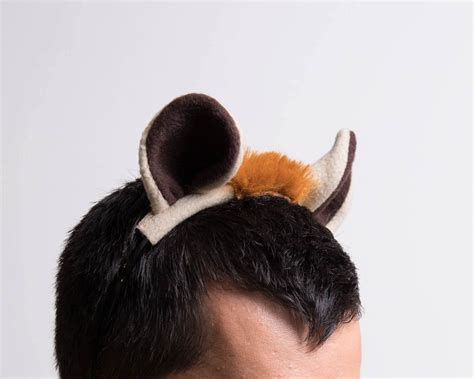 Lion Ears Headband Animal Ears Head Band Orange Brown And Etsy
