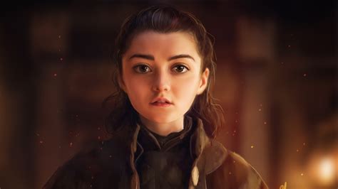 Arya Stark Game Of Thrones Fanart Wallpaperhd Tv Shows Wallpapers4k Wallpapersimages