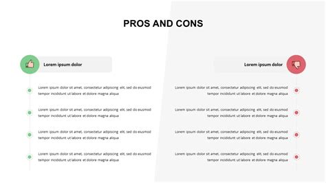 Pros And Cons Infographic Template For Google Slides Slidekit